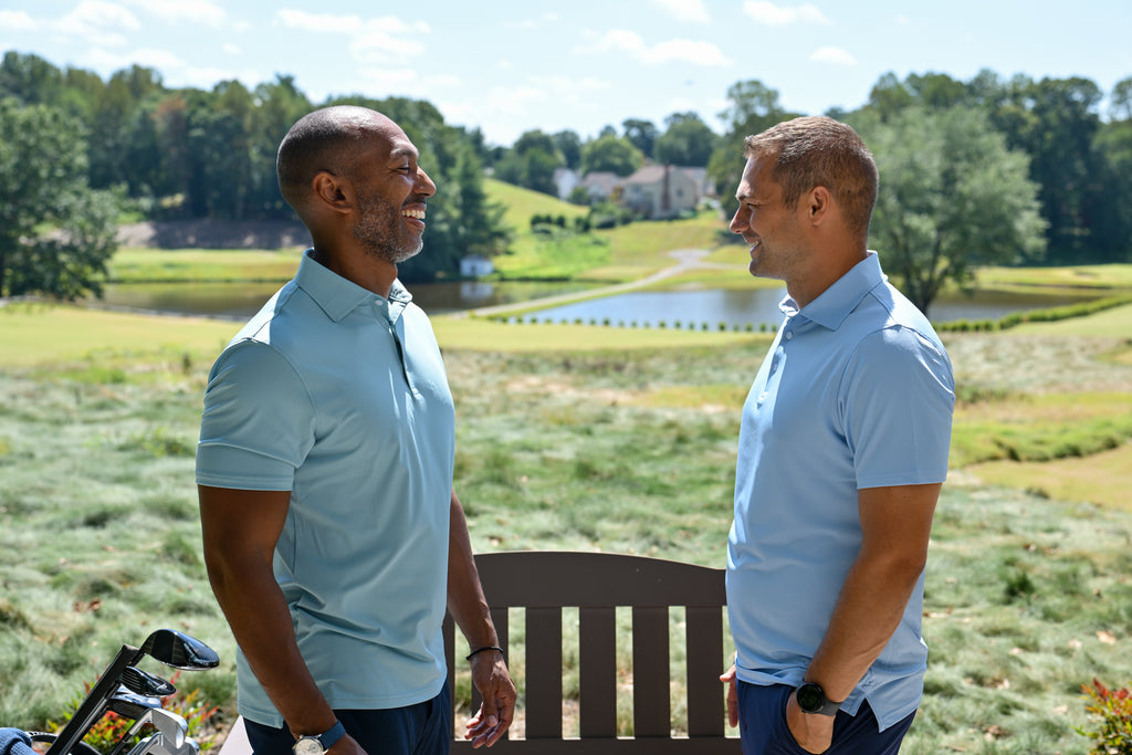 Performance Polo Lewis Light Blue