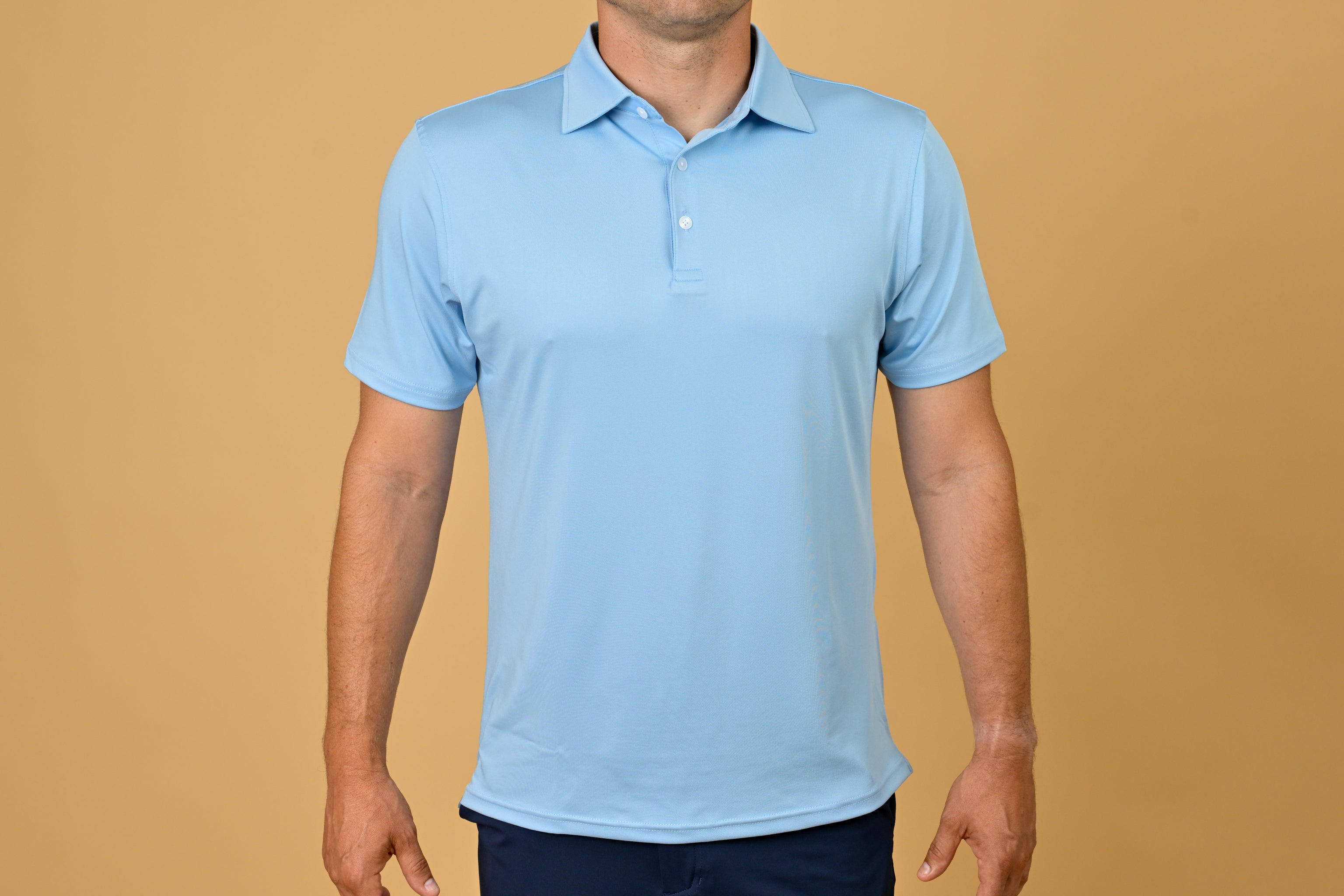 Performance Polo Lewis Light Blue