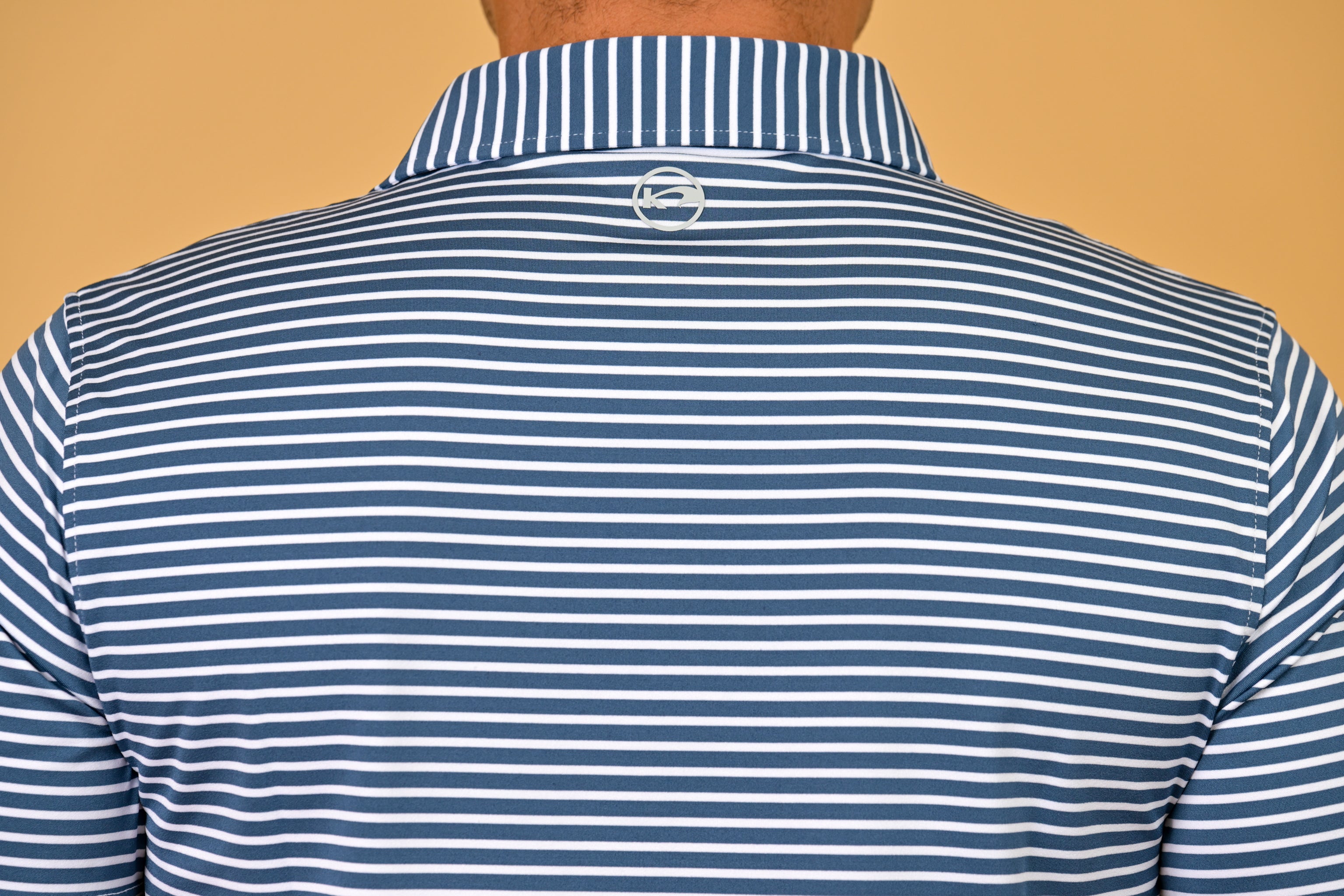 Performance Polo Lance Blue/White Stripe