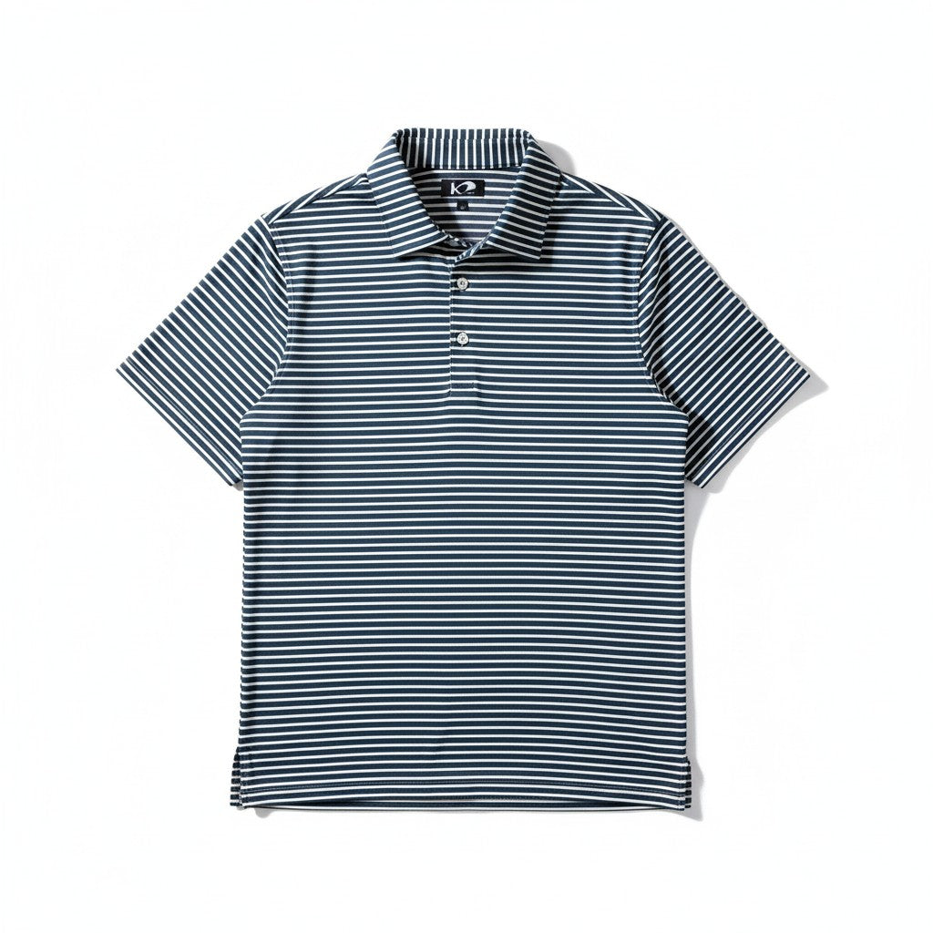Performance Polo Lance Blue/White Stripe